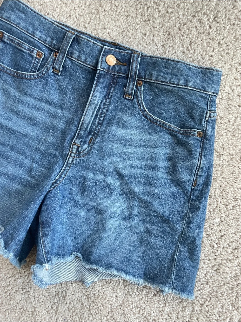 J. Crew Denim High-Rise Frayed 4